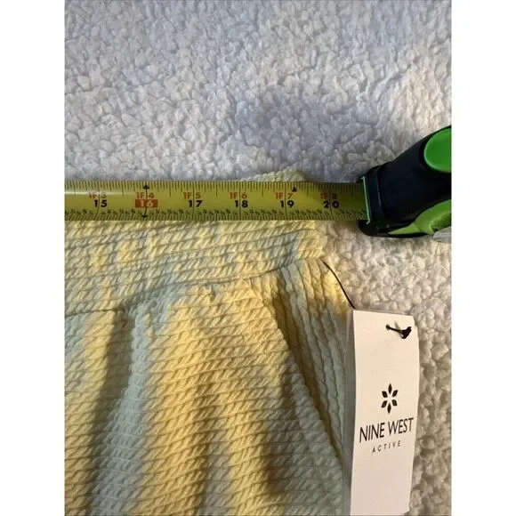 NWT Nine West Women's Plus Size 3X Active Pants Bright Yellow Pockets Bottom - Picture 3 of 5